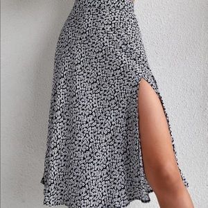 SHEIN floral skirt